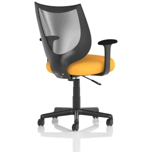 Camden Medium Back Black Mesh Task Operator Office Chair