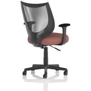 Camden Medium Back Black Mesh Task Operator Office Chair
