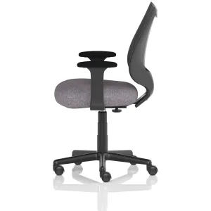 Camden Medium Back Black Mesh Task Operator Office Chair