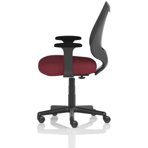 Camden Medium Back Black Mesh Task Operator Office Chair