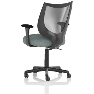 Camden Medium Back Black Mesh Task Operator Office Chair