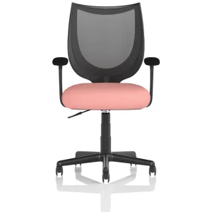 Camden Medium Back Black Mesh Task Operator Office Chair