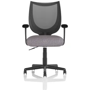Camden Medium Back Black Mesh Task Operator Office Chair