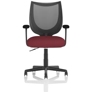 Camden Medium Back Black Mesh Task Operator Office Chair
