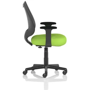 Camden Medium Back Black Mesh Task Operator Office Chair