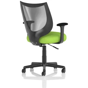 Camden Medium Back Black Mesh Task Operator Office Chair