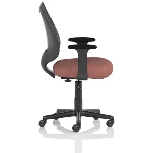 Camden Medium Back Black Mesh Task Operator Office Chair