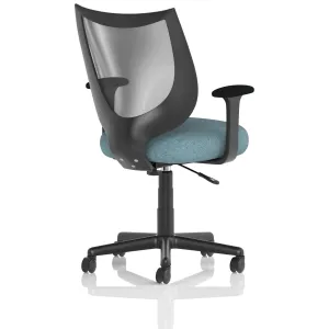 Camden Medium Back Black Mesh Task Operator Office Chair