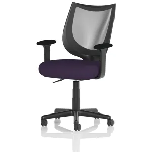 Camden Medium Back Black Mesh Task Operator Office Chair
