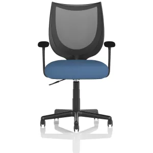 Camden Medium Back Black Mesh Task Operator Office Chair