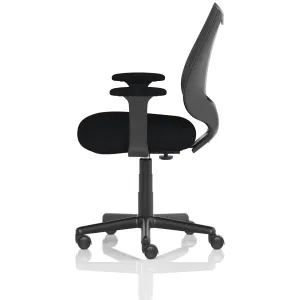 Camden Medium Back Black Mesh Task Operator Office Chair