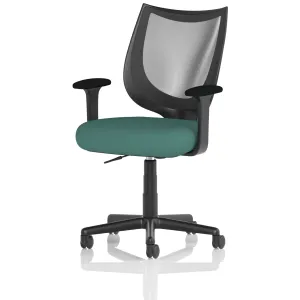 Camden Medium Back Black Mesh Task Operator Office Chair