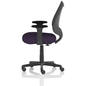 Camden Medium Back Black Mesh Task Operator Office Chair