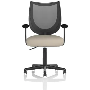 Camden Medium Back Black Mesh Task Operator Office Chair