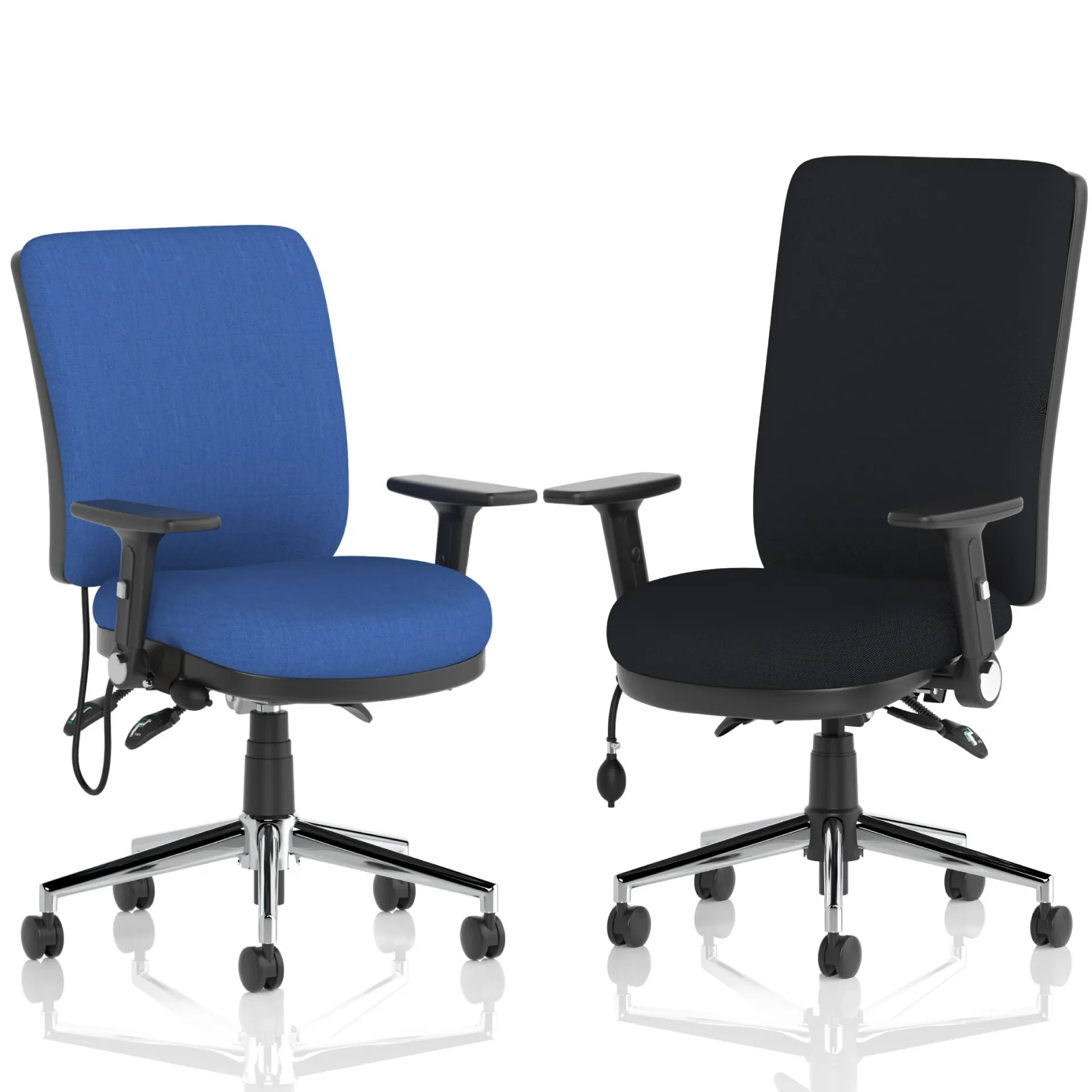 Chiro Medium or High Back Ergonomic 24 Hour Task Operator Chair