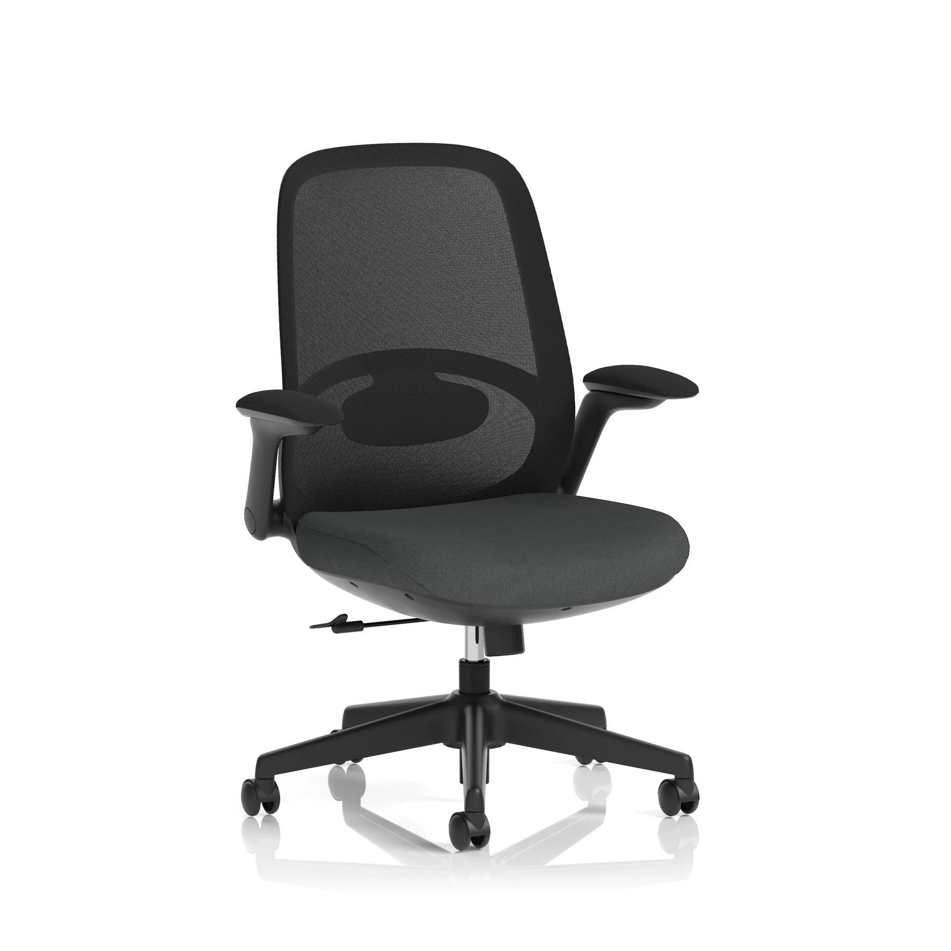 Crew 2 Mesh Back Task Operator Office Chair with Folding Arms