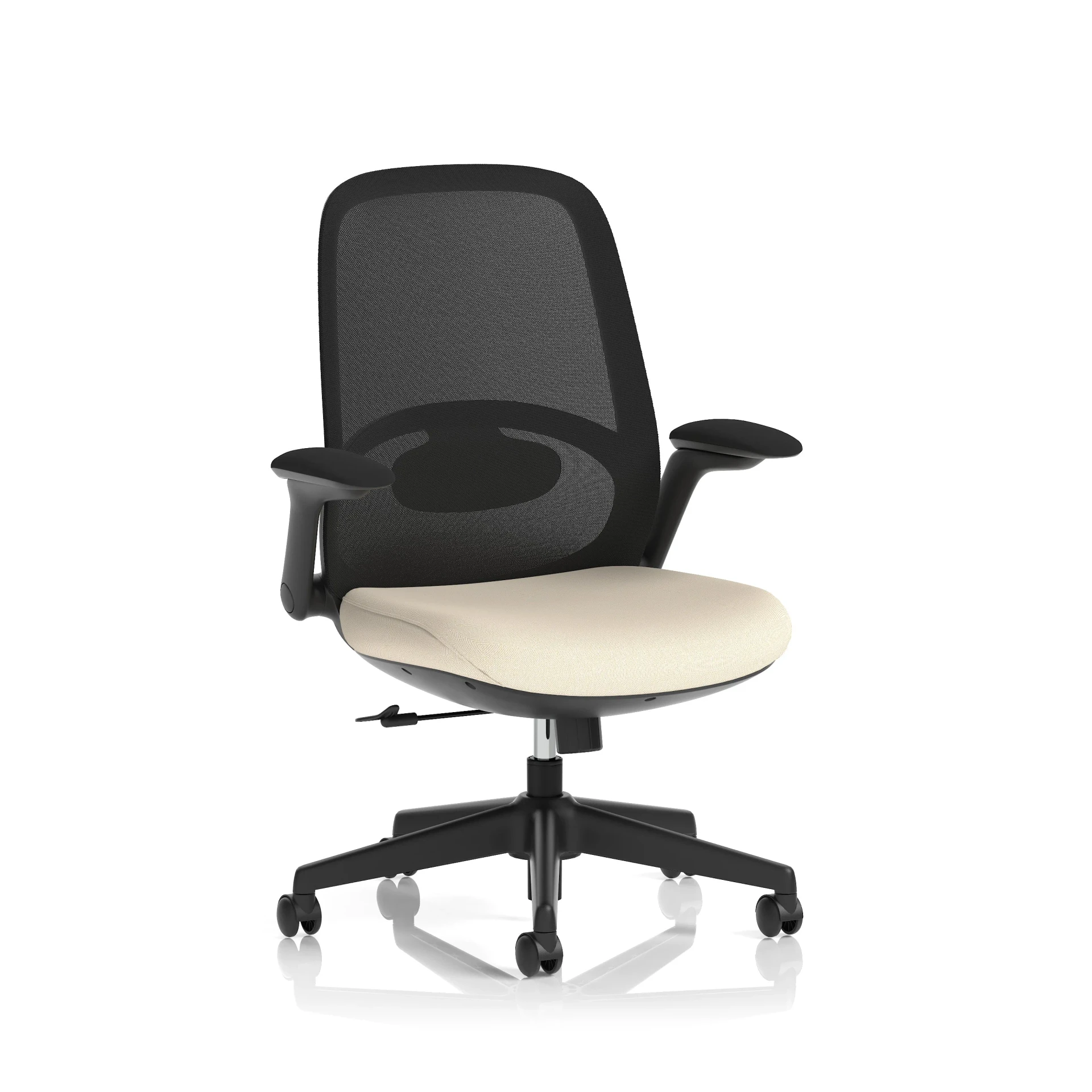 Crew 2 Mesh Back Task Operator Office Chair with Folding Arms