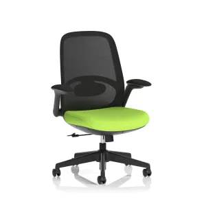 Crew 2 Mesh Back Task Operator Office Chair with Folding Arms