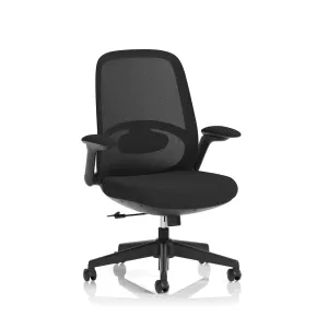 Crew 2 Mesh Back Task Operator Office Chair with Folding Arms