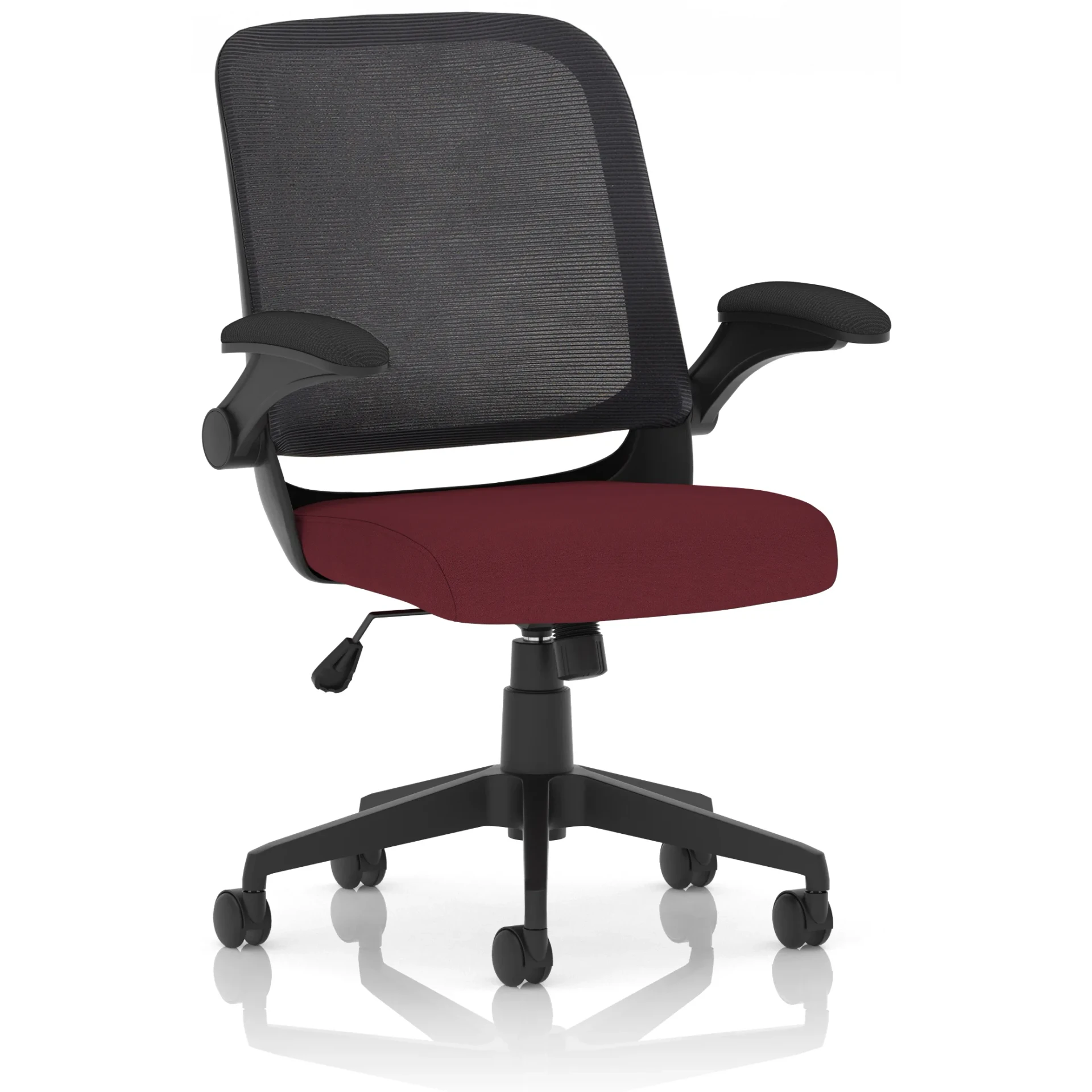 Crew Medium Mesh Back Task Operator Office Chair with Folding Arms