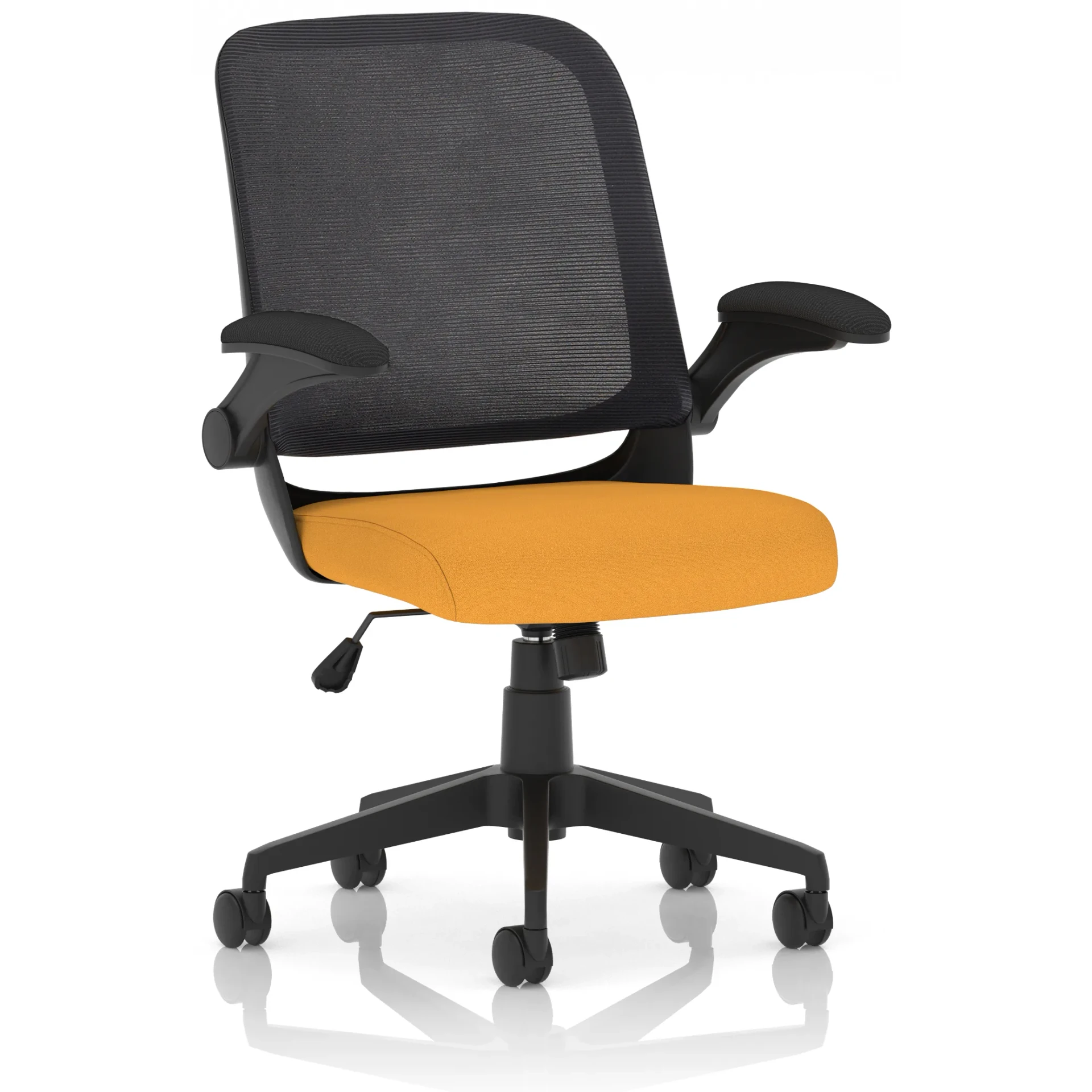 Crew Medium Mesh Back Task Operator Office Chair with Folding Arms