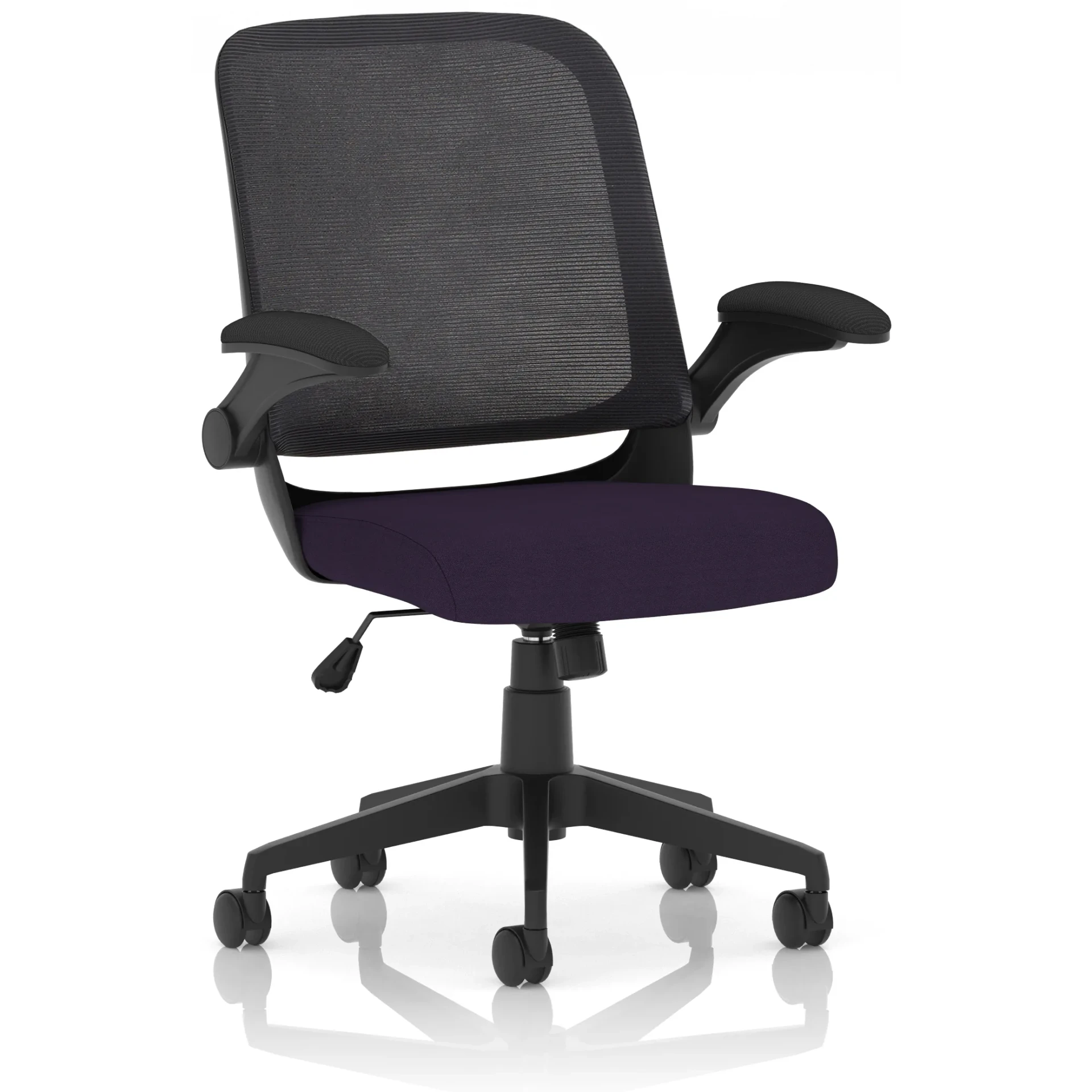 Crew Medium Mesh Back Task Operator Office Chair with Folding Arms