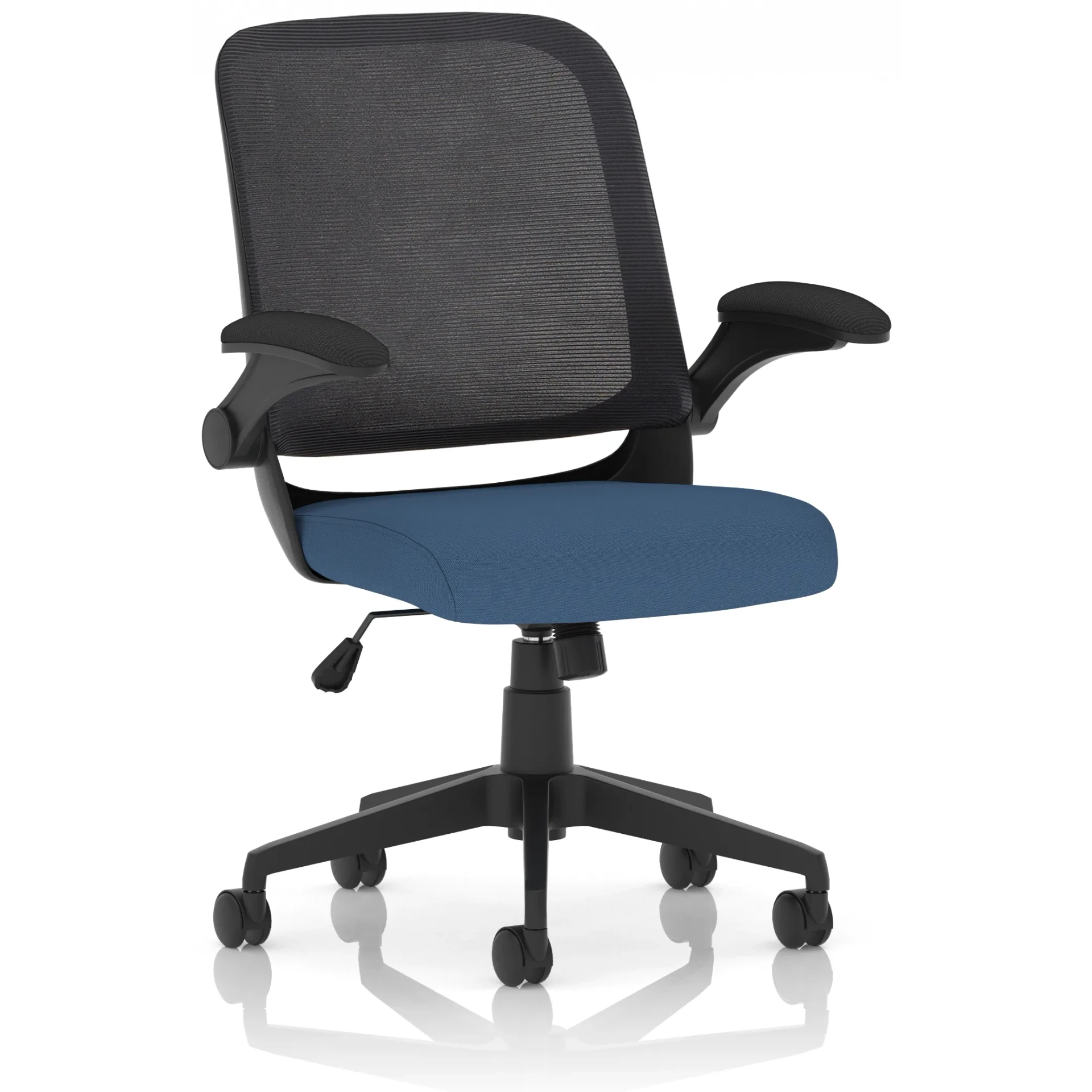 Crew Medium Mesh Back Task Operator Office Chair with Folding Arms