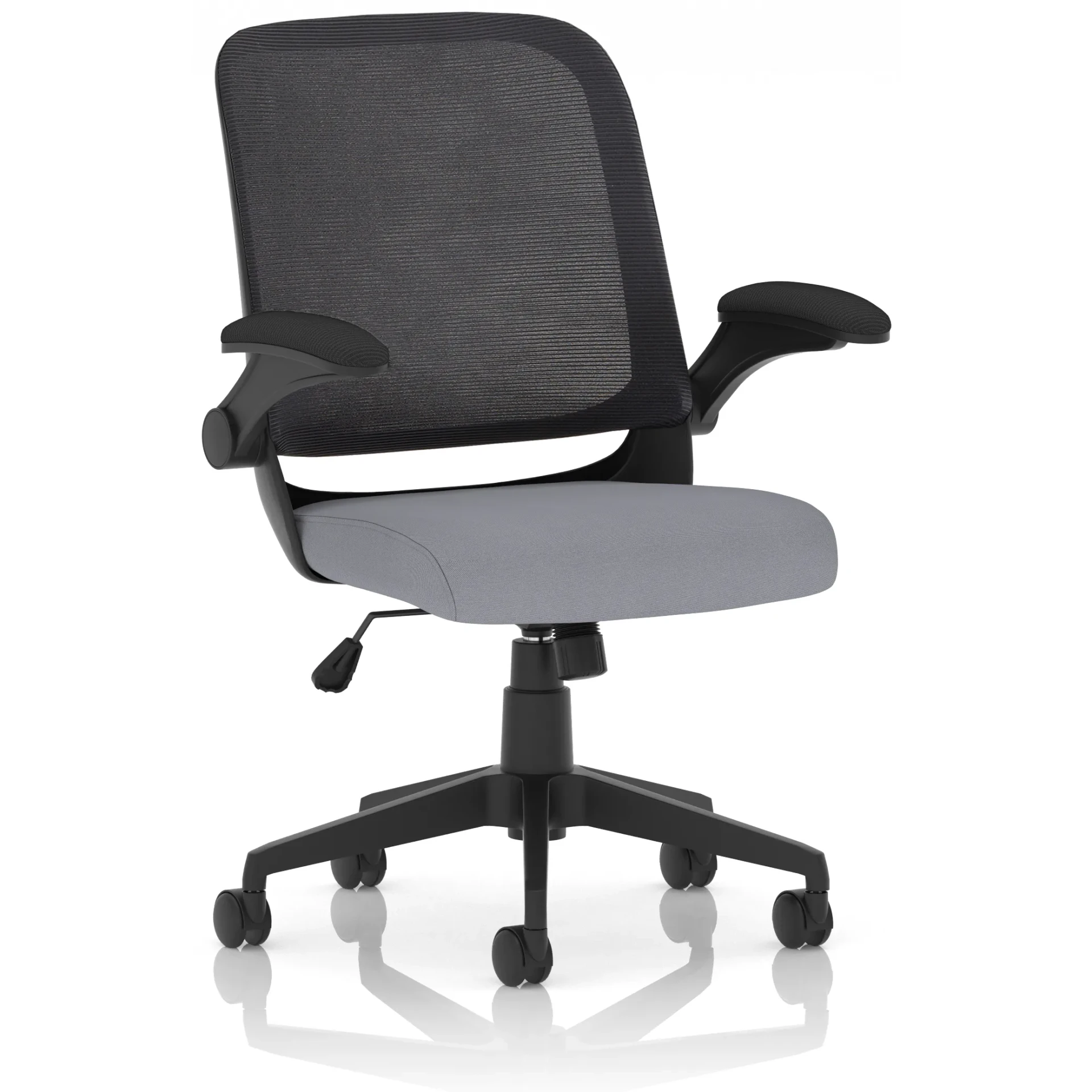 Crew Medium Mesh Back Task Operator Office Chair with Folding Arms