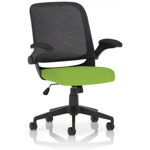 Crew Medium Mesh Back Task Operator Office Chair with Folding Arms
