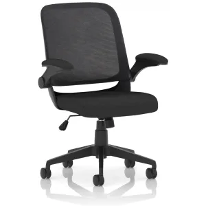Crew Medium Mesh Back Task Operator Office Chair with Folding Arms