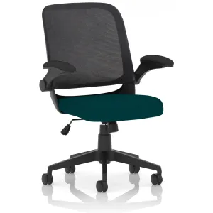 Crew Medium Mesh Back Task Operator Office Chair with Folding Arms