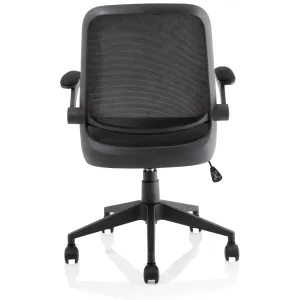 Crew Medium Mesh Back Task Operator Office Chair with Folding Arms
