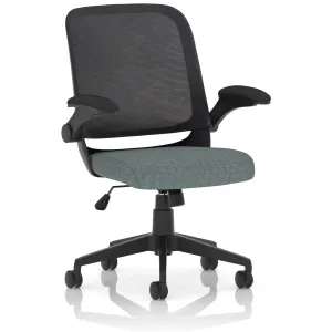 Crew Medium Mesh Back Task Operator Office Chair with Folding Arms
