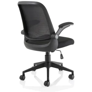Crew Medium Mesh Back Task Operator Office Chair with Folding Arms