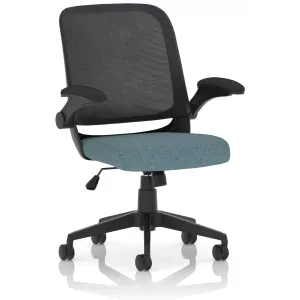 Crew Medium Mesh Back Task Operator Office Chair with Folding Arms