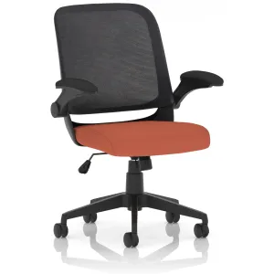 Crew Medium Mesh Back Task Operator Office Chair with Folding Arms