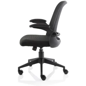 Crew Medium Mesh Back Task Operator Office Chair with Folding Arms