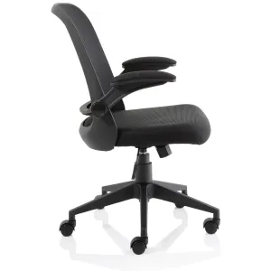 Crew Medium Mesh Back Task Operator Office Chair with Folding Arms