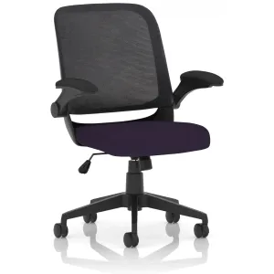 Crew Medium Mesh Back Task Operator Office Chair with Folding Arms