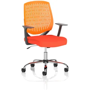 Dura Medium Nylon Back Task Operator Office Chair