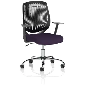 Dura Medium Nylon Back Task Operator Office Chair
