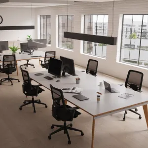 Ergo Twist High Mesh Back Ergonomic Task Operator Office Chair with Arms