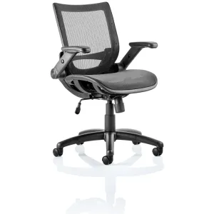 Fuller Medium Mesh Back Task Operator Office Chair with Folding Arms