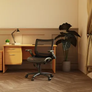 Fuller Medium Mesh Back Task Operator Office Chair with Folding Arms