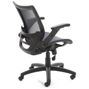 Fuller Medium Mesh Back Task Operator Office Chair with Folding Arms