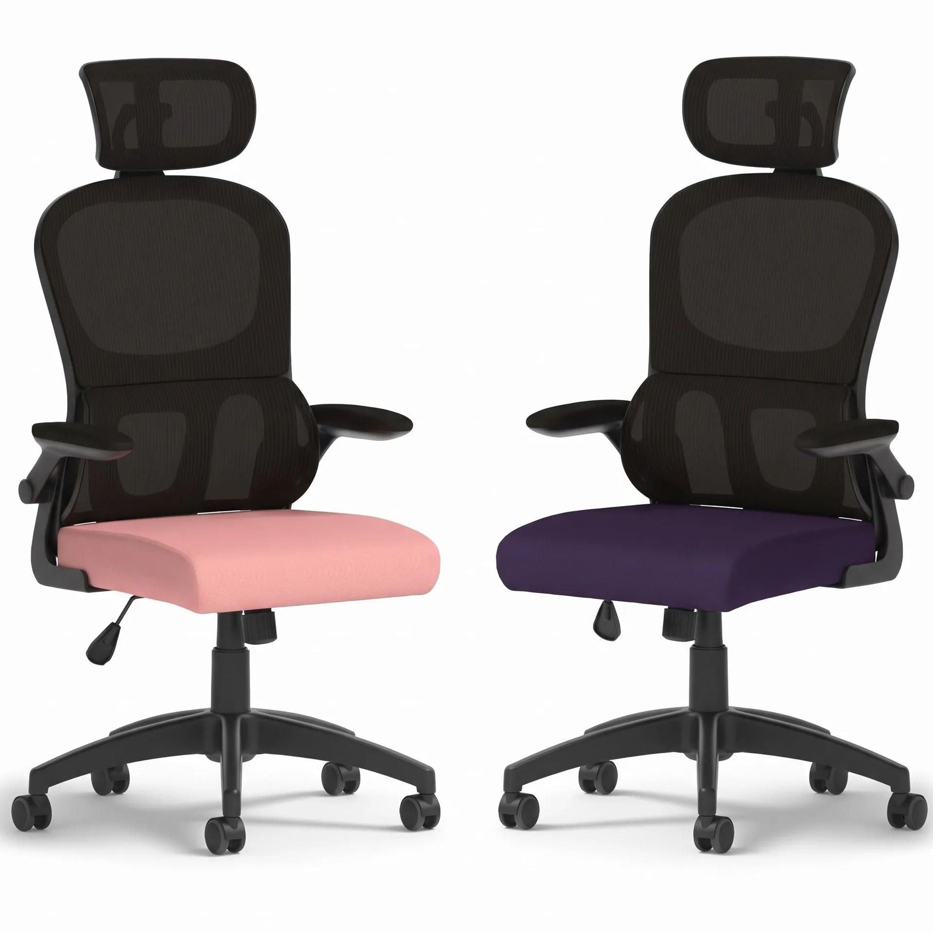 Iris High Mesh Back Task Operator Office Chair with Headrest