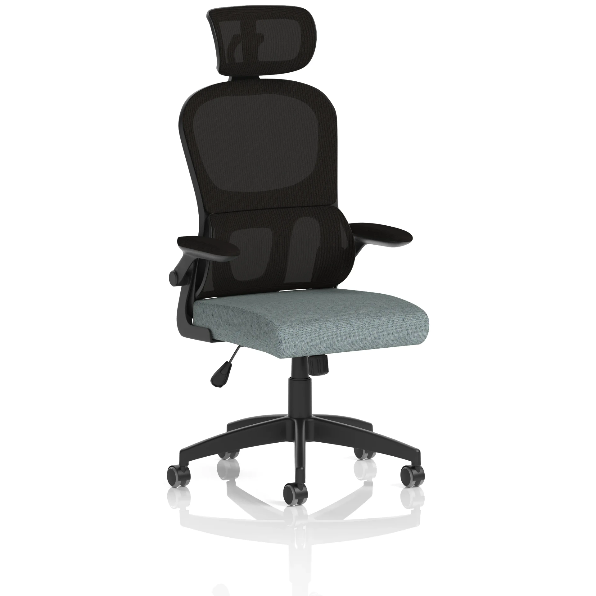 Iris High Mesh Back Task Operator Office Chair with Headrest