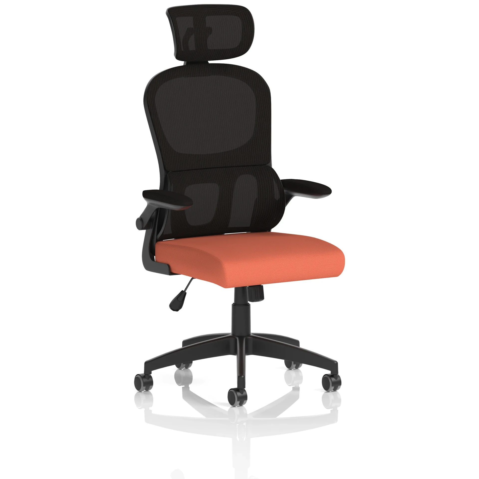 Iris High Mesh Back Task Operator Office Chair with Headrest