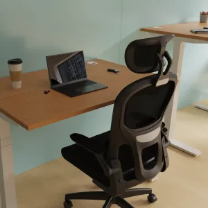 Iris Task Operator Mesh Office Chair With Headrest