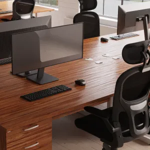 Iris Task Operator Mesh Office Chair With Headrest